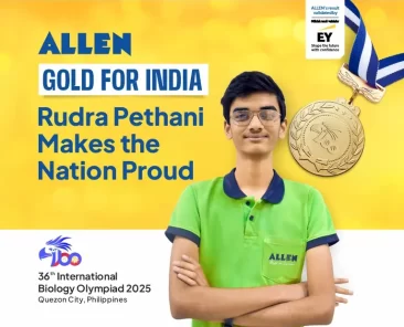 ALLEN's Rudra Pethani won gold medal in IBO