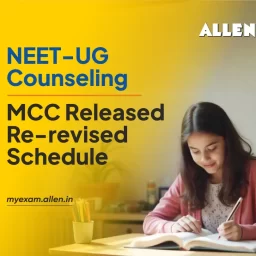 NEET UG Counseling MCC released Re-revised schedule