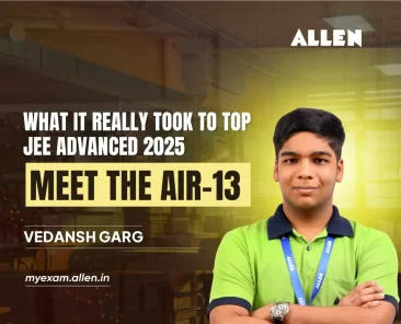 Vedansh Garg's JEE Journey-Kota Preparation, Discipline & Success Mantra