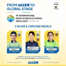 ALLEN Students bags 3 Silver medals in IESO