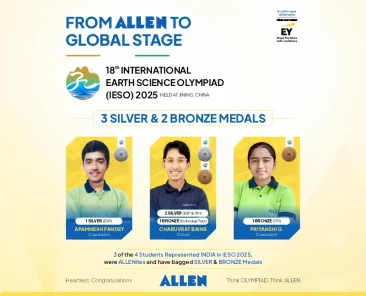 ALLEN Students bags 3 Silver medals in IESO