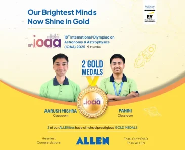 ALLEN's Aarush and Panini Win Gold Medals at IOAA 2025