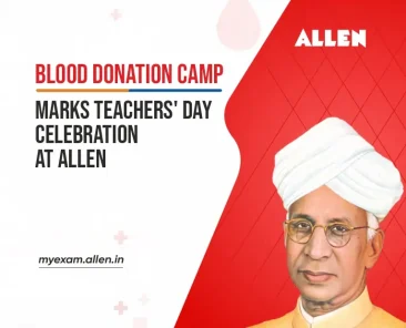 Blood donation camp marks Teachers' Day celebration at ALLEN