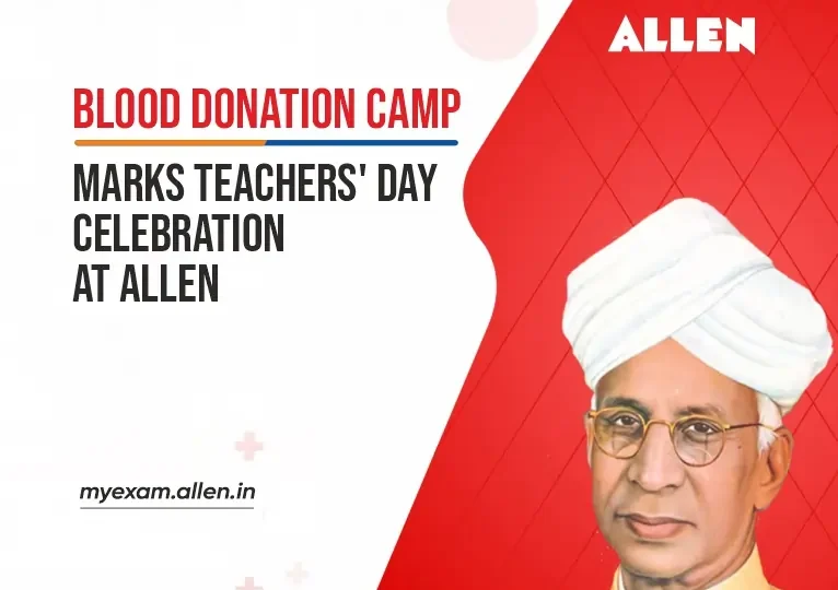 Blood donation camp marks Teachers' Day celebration at ALLEN