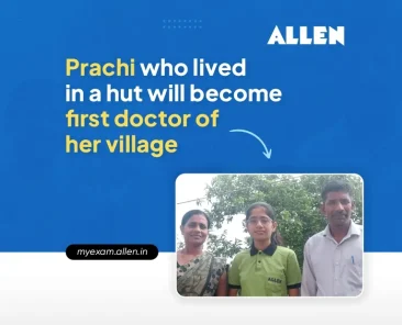 Prachi who lived in a hut will become first doctor of her village