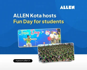Fun Day celebrated with students at Allen in Kota