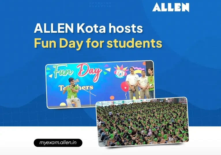 Fun Day celebrated with students at Allen in Kota