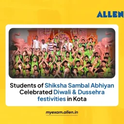 Students of Shiksha Sambal Abhiyan celebrated Diwali & Dussehra festivities in Kota