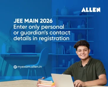 JEE Main 2026 Enter Only Personal or Guardian’s Contact Details in Registration