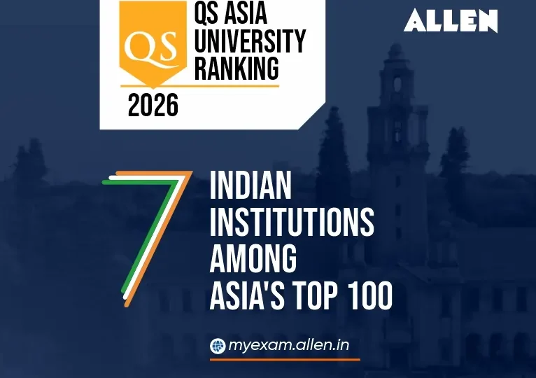 QS Asia University Ranking 2026 Seven Indian Institutions among Asia's Top 100
