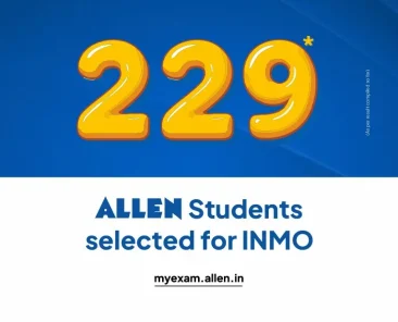 229 ALLEN Students Selected for INMO