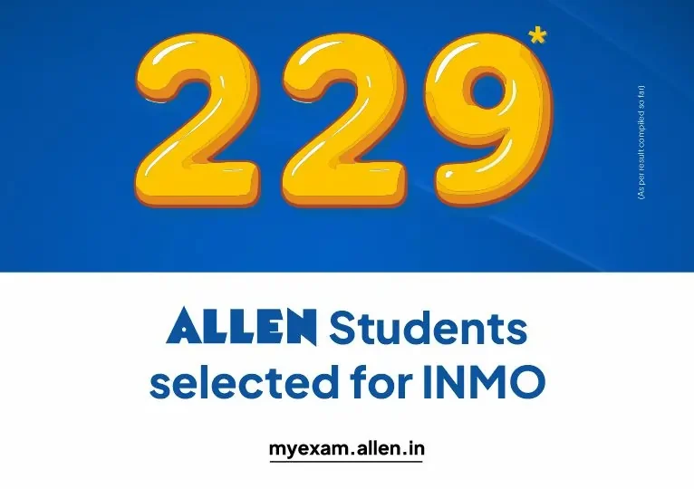 229 ALLEN Students Selected for INMO