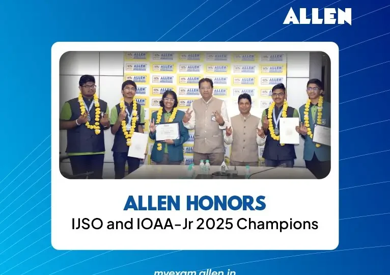 ALLEN Honors IJSO and IOAA-Jr 2025 Champions
