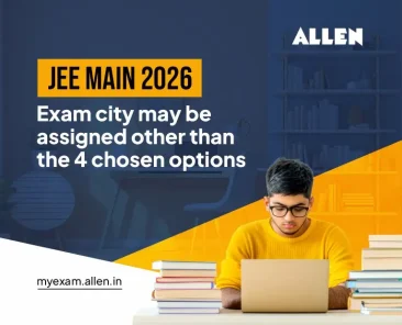 JEE Main 2026 Exam City