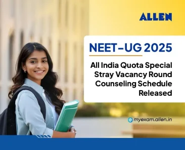 MCC NEET UG 2025 Special Stray Vacancy Round Schedule