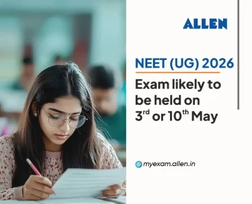 NEET UG 2026 Exam likely to be held on 3rd or 10th May