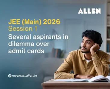 JEE Main 2026 Several Aspirants in Dilemma Over Admit Cards