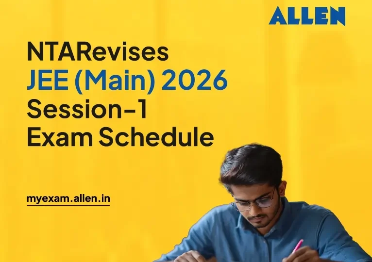 Revises JEE Main 2026 Session 1 Exam Schedule
