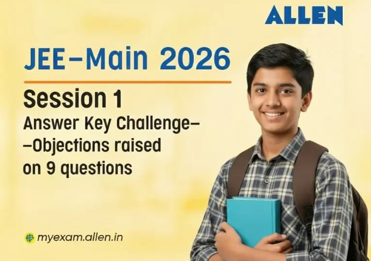 JEE Main 2026 Session 1 Answer Key Challenge