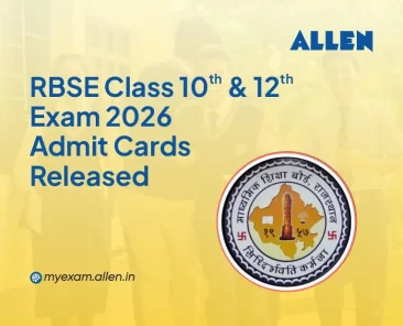RBSE Class 10th, 12th Exam 2026 Admit Cards Released