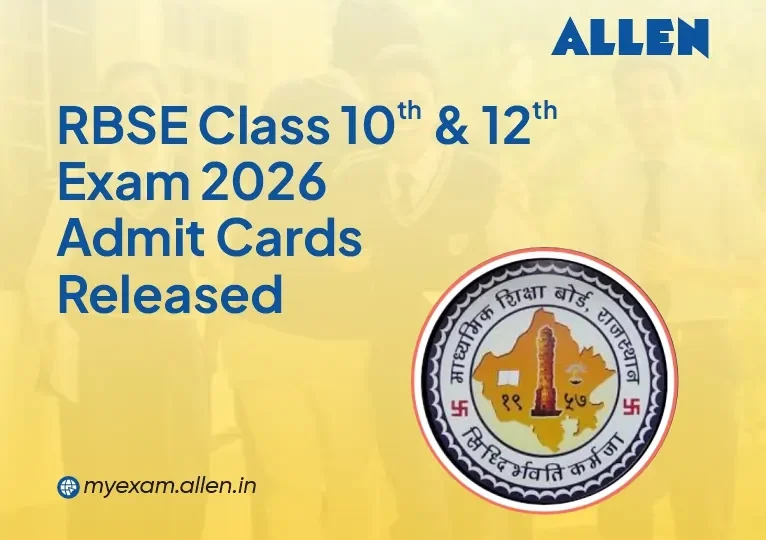 RBSE Class 10th, 12th Exam 2026 Admit Cards Released