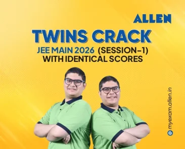 Twin brothers crack JEE Main 2026 with identical scores