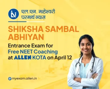 ALLEN Kota Free NEET Coaching Entrance Exam on April 12