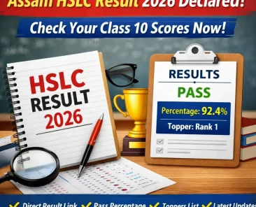 Assam Board HSLC (Class 10) Result 2026 Declared