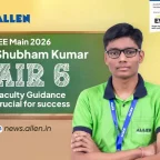 JEE Main 2026 AIR 6 Shubham Success Story