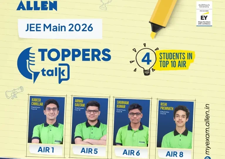 JEE Main 2026 Results Toppers’ Talk & Success Stories