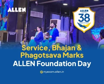 Service, Bhajan & Phagotsav Marks ALLEN Foundation Day