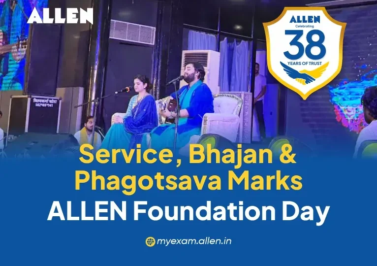 Service, Bhajan & Phagotsav Marks ALLEN Foundation Day