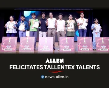 ALLEN felicitates Tallentex Talents