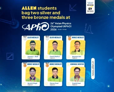 Allen students bag two silver and three bronze medals at APhO