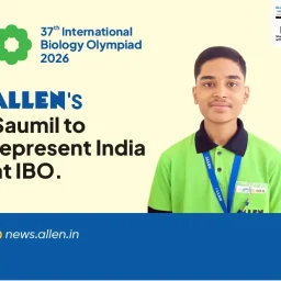 Allen's Saumil to represent India at IBO.