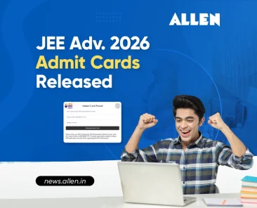 JEE Advanced 2026--Admit Cards released