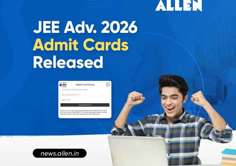 JEE Advanced 2026--Admit Cards released