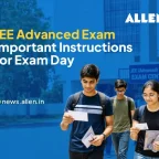 JEE Advanced 2026 Exam Important Instructions for Exam Day