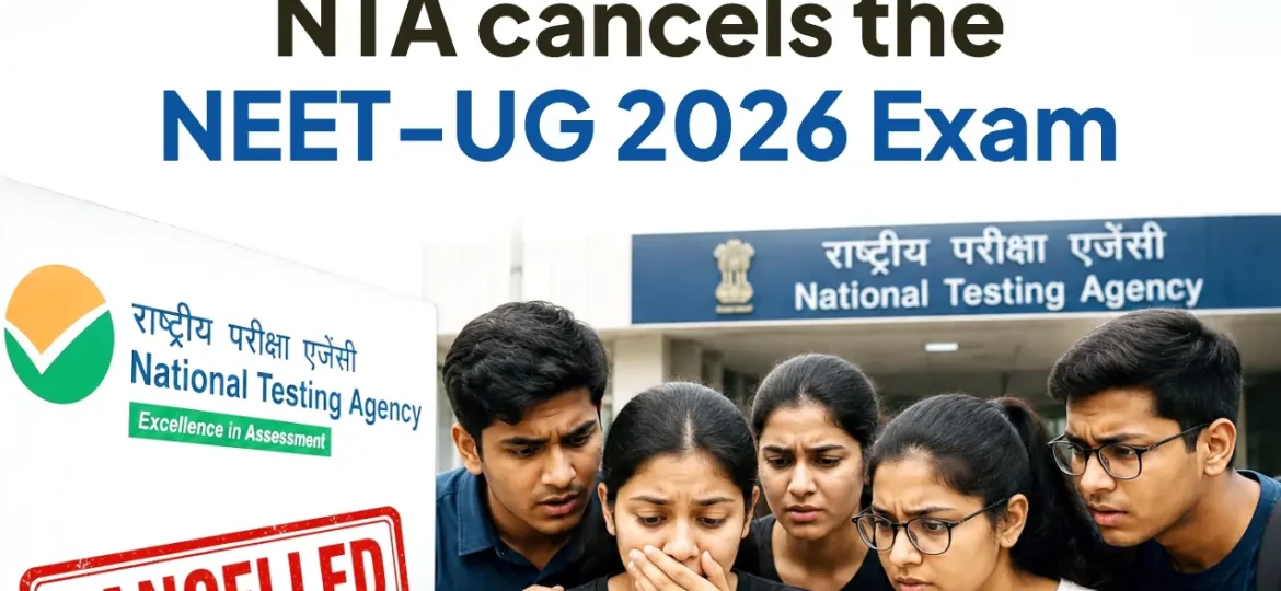NTA Cancels NEET UG 2026 Exam