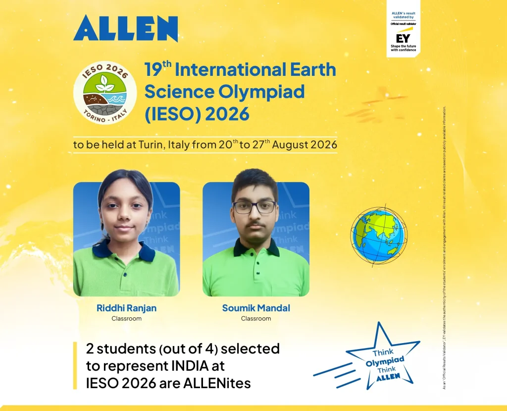 ALLEN's Riddhi and Soumik to Represent India at IESO