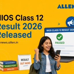 NIOS Class 12 Result 2026 Released
