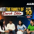 JEE Advanced 2026 AIR 10 Darsh Sikka Success Mantra