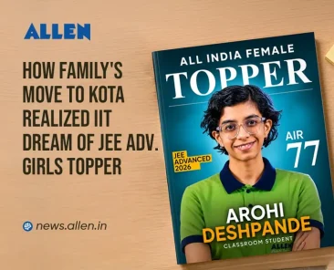 JEE Advanced 2026 Girls Topper Arohi Deshpande’s Success Story