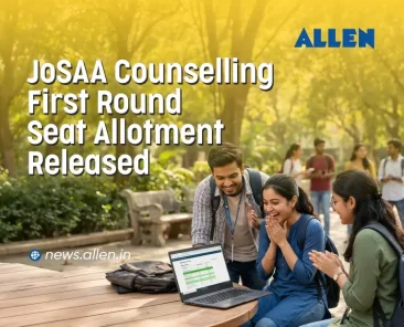 JoSAA Counselling 2026--First Round Seat Allotment released