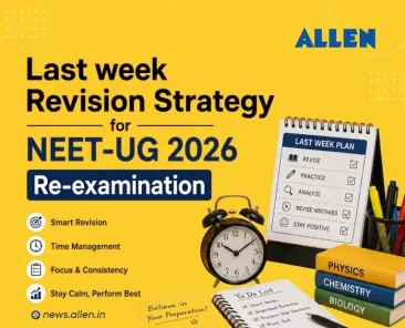 Last Week Revision Strategy for NEET-UG 2026 Re-Exam