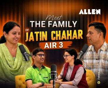 Meet JEE Advanced AIR-3 Jatin Chahar & his family