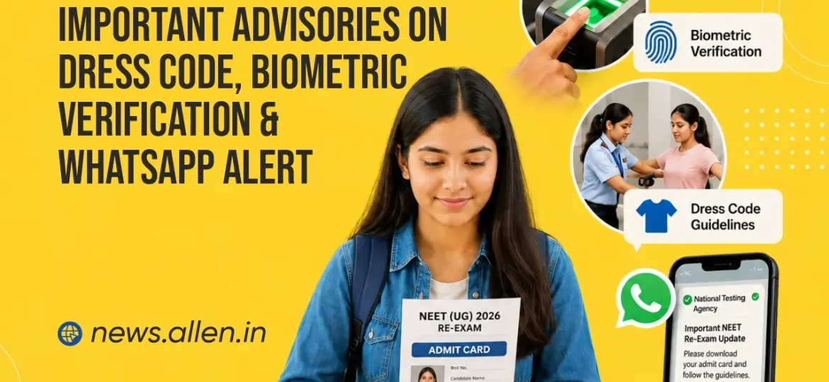 NEET Re-Exam 2026 Important Advisories
