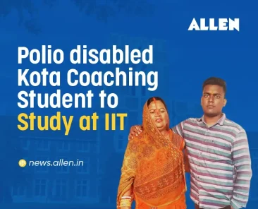 Polio disabled Kota Coaching student to now study at IIT