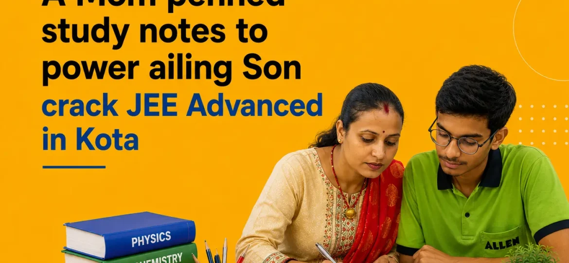 A Mom Penned Study Notes to Power Ailing Son Crack JEE Advanced