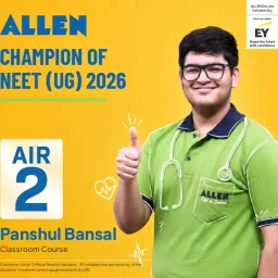 NEET-UG 2026 Re-exam – Allen’s Panshul Bansal is AIR-2